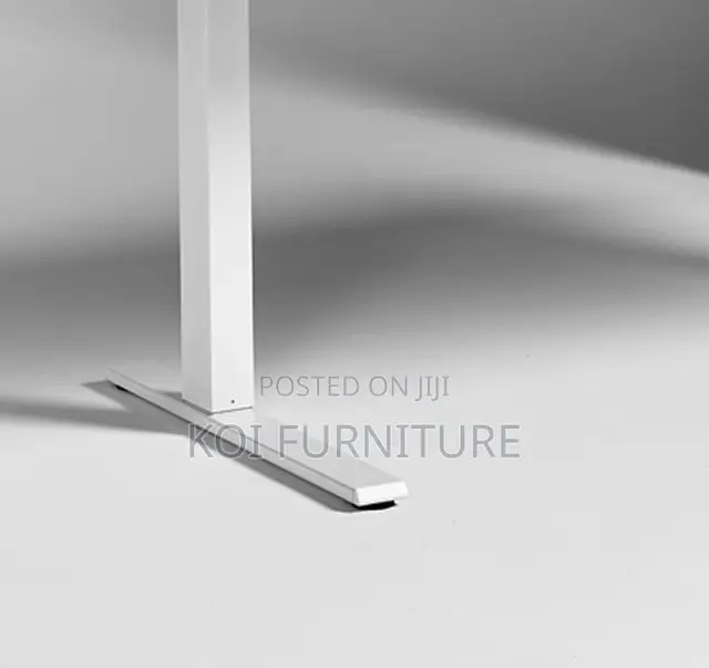 Office Desk; 1.2 Meters Height Mechanism Electric White Desk