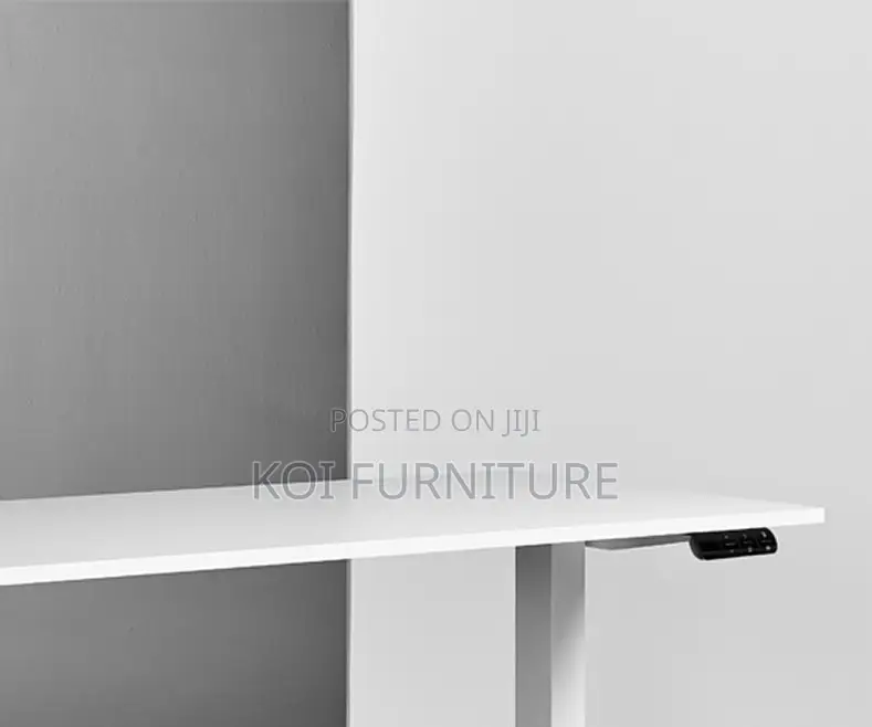Office Desk; 1.2 Meters Height Mechanism Electric White Desk