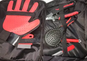 Dogs Grooming Kit -Red