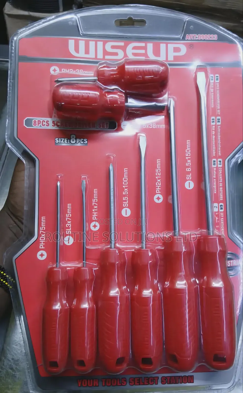 Wiseup 8pcs Screwdriver Set