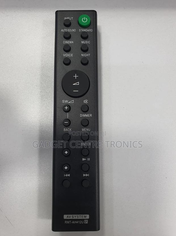 Sony Sounbar Remotes Model RMT-Ah412u