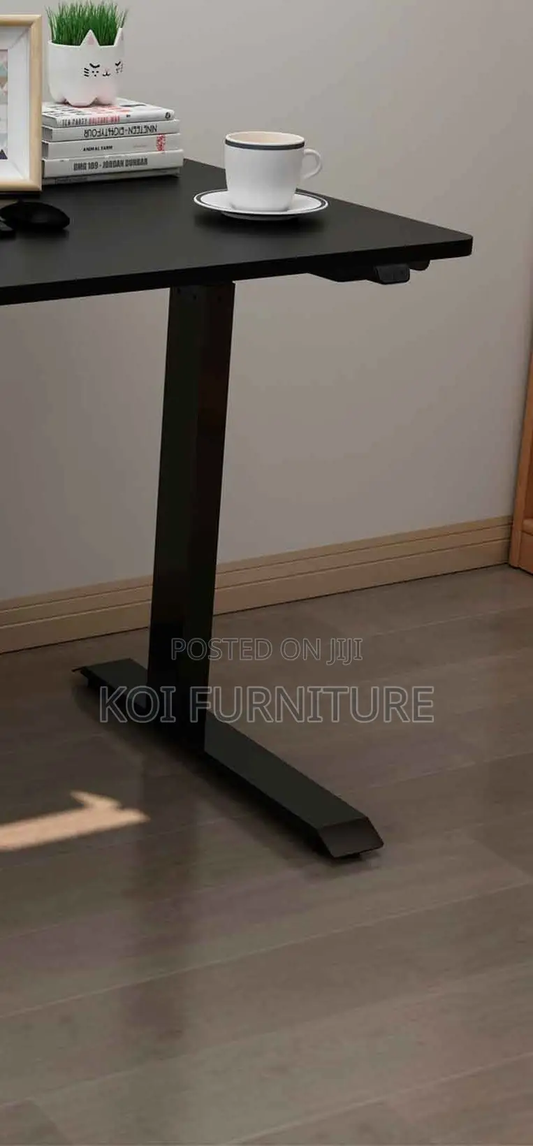 Office Desk; 1.4 Meters Sit and Stand Home Office Adjustable Desks