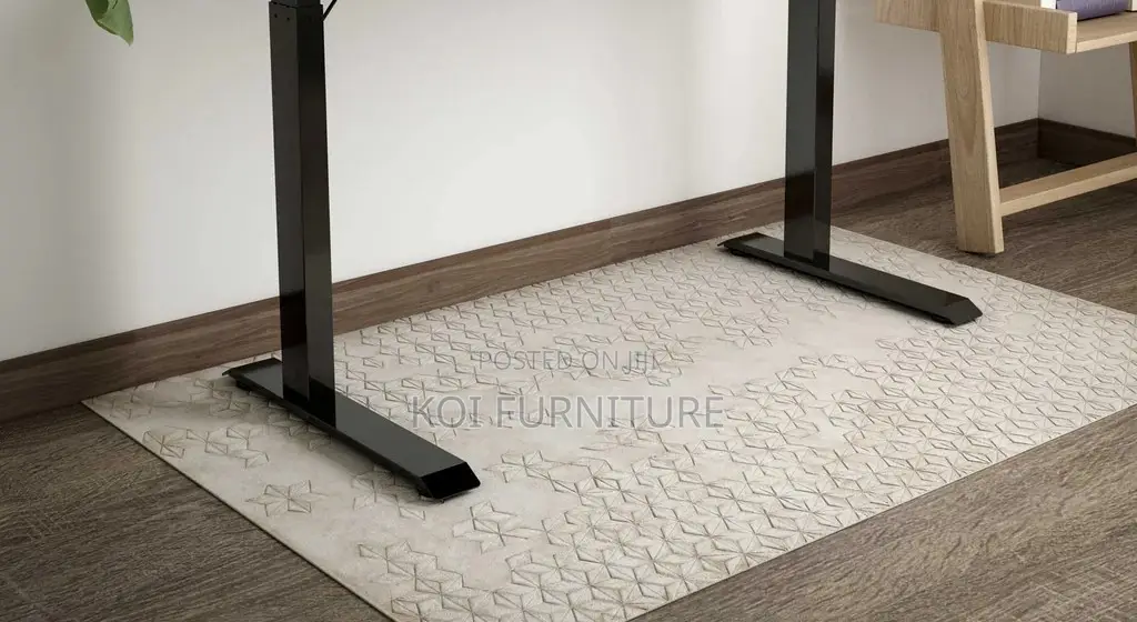 Office Desk; 1.4 Meters Sit and Stand Home Office Adjustable Desks