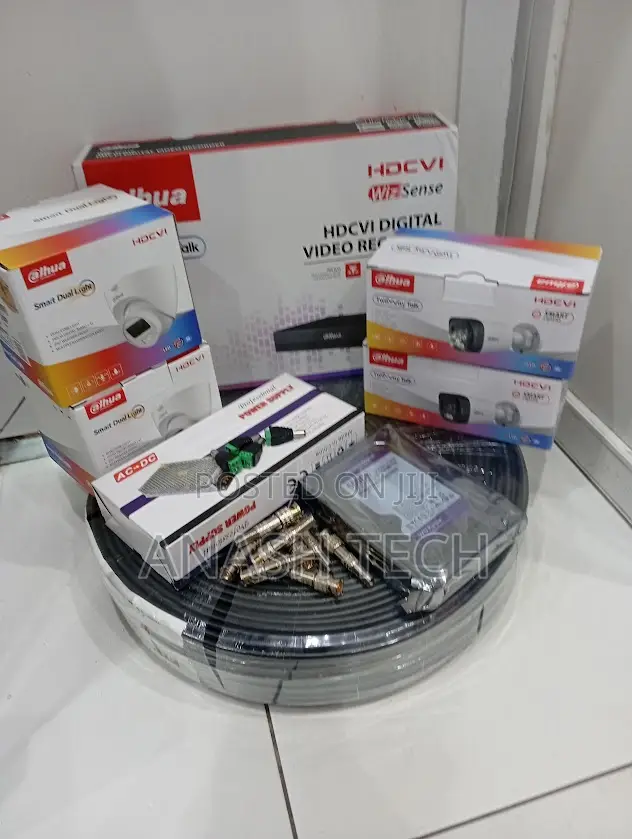 Dahua CCTV Security System Kit With 4 Cameras 500gb HDD