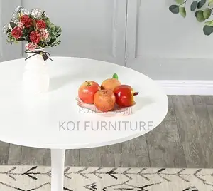 Coffee Table; Urban Round Tulip Marble Nordic Coffee Table