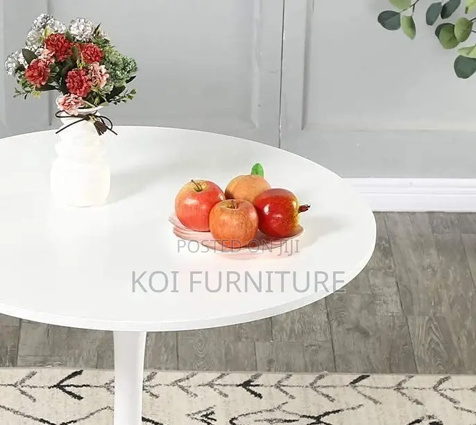 Coffee Table; Urban Round Tulip Marble Nordic Coffee Table