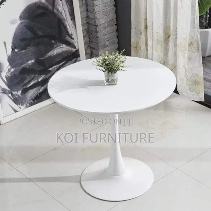 Coffee Table; Urban Round Tulip Marble Nordic Coffee Table