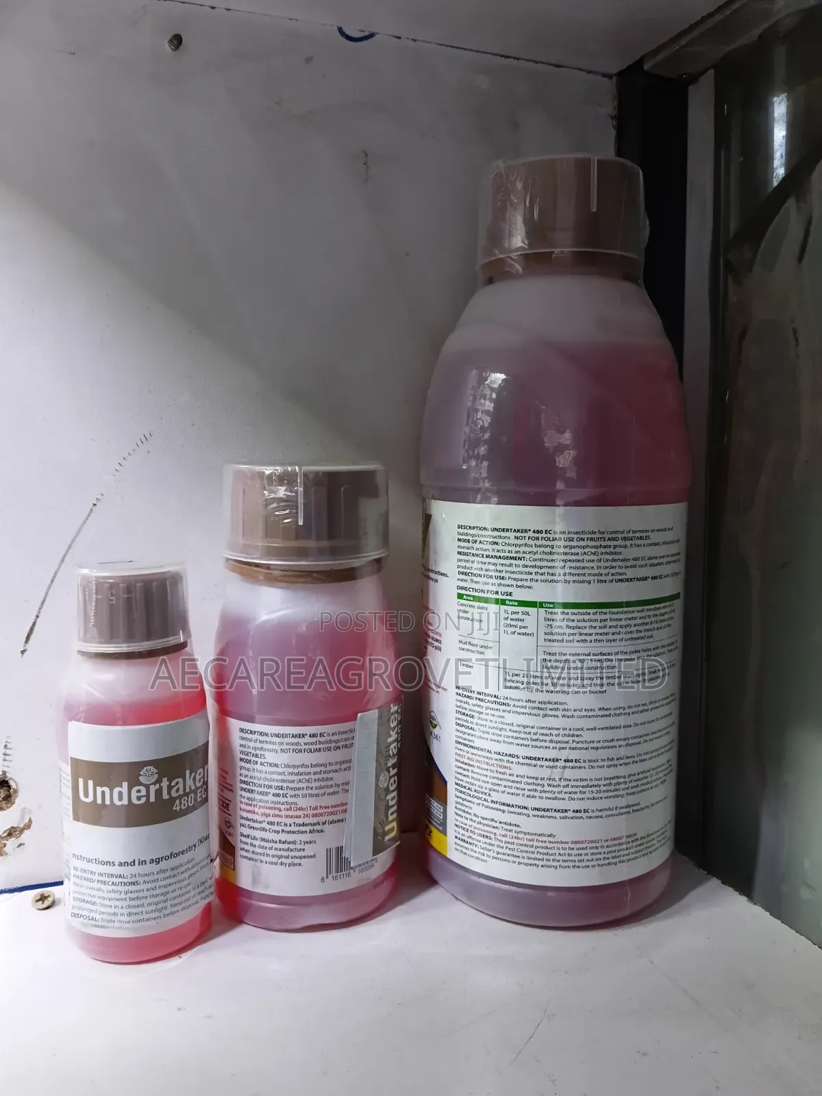 Undertaker Termicide 480ec. 100ml, 250ml, 1litre