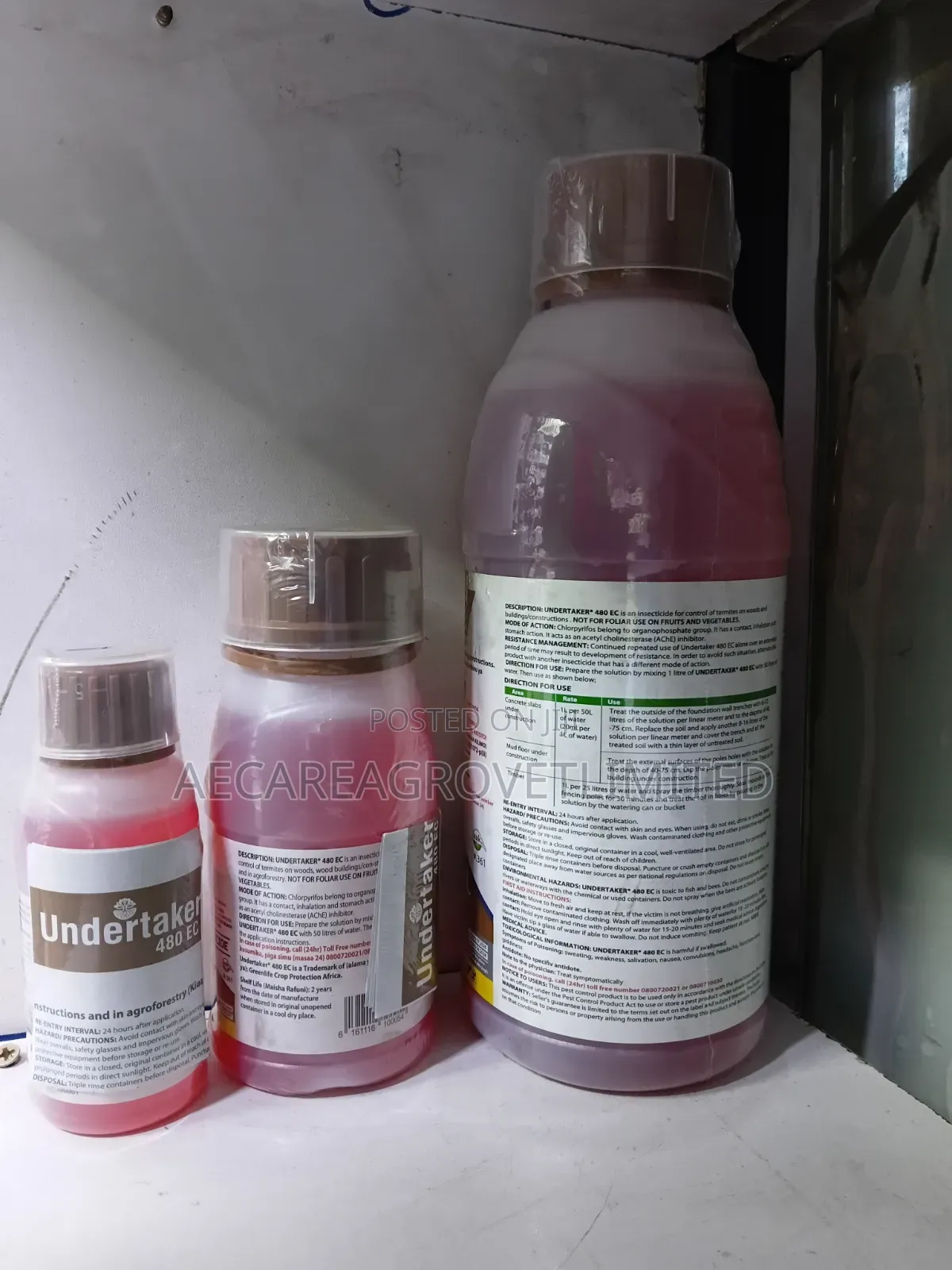 Undertaker Termicide 480ec. 100ml, 250ml, 1litre
