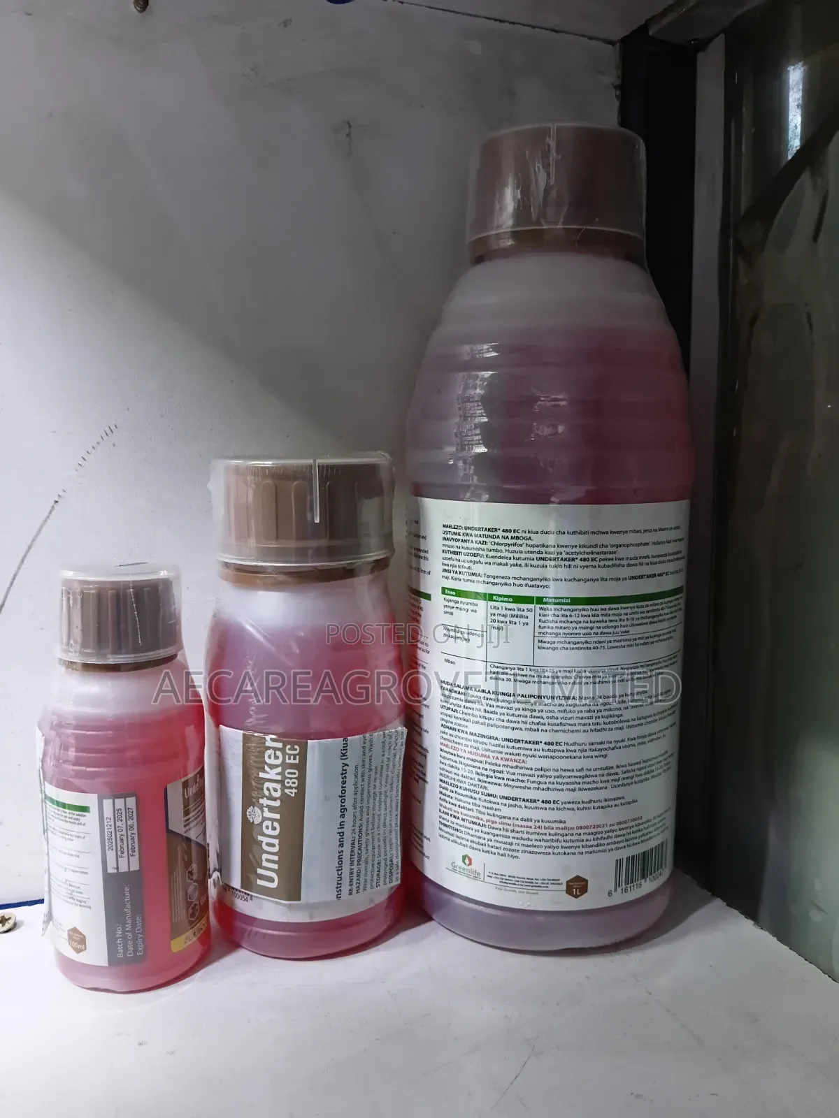 Undertaker Termicide 480ec. 100ml, 250ml, 1litre