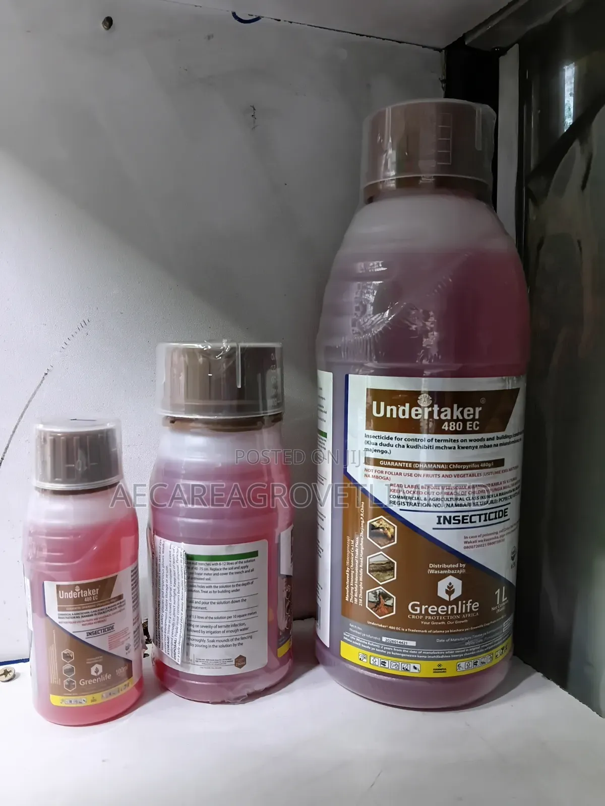 Undertaker Termicide 480ec. 100ml, 250ml, 1litre