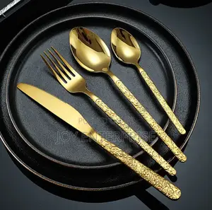 Gold Spoon Set/ Cutlery Set
