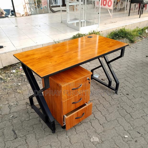 Office Table With 3drawers Pedestal
