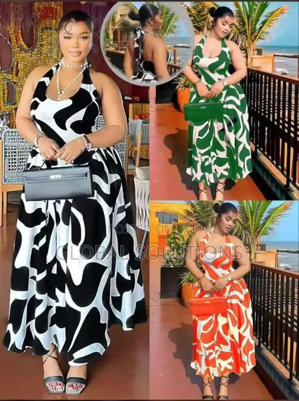 Fashion Cotton Maxi Dress