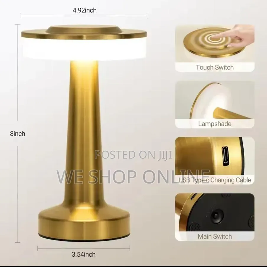 3 Color Changing Dumbbells Table Lamp