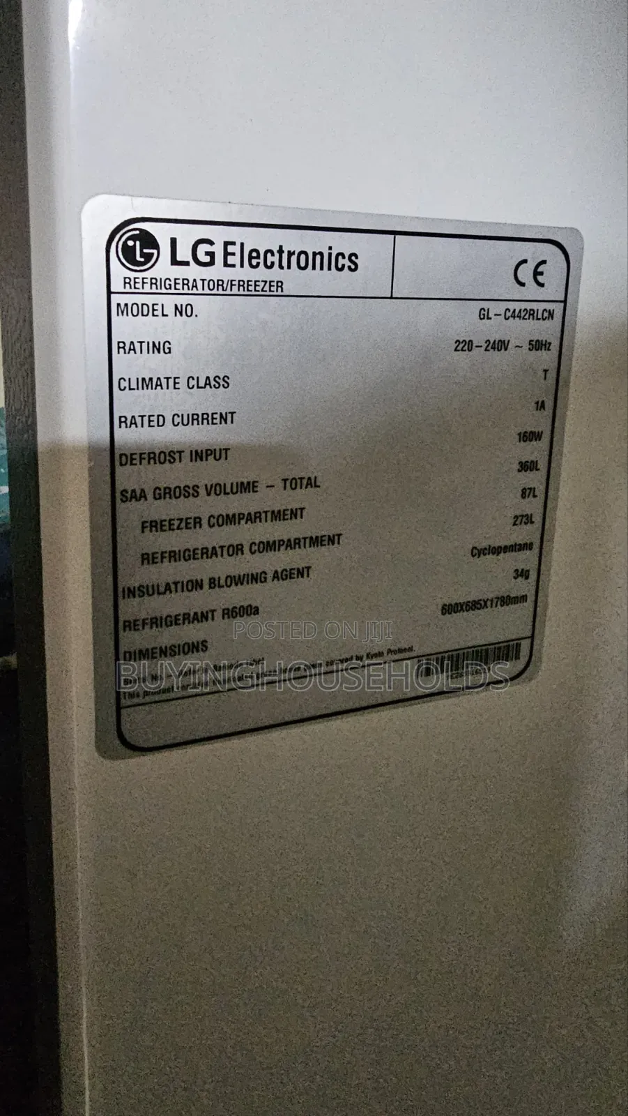 Lg 360l No Frost Smart Inverter Fridge