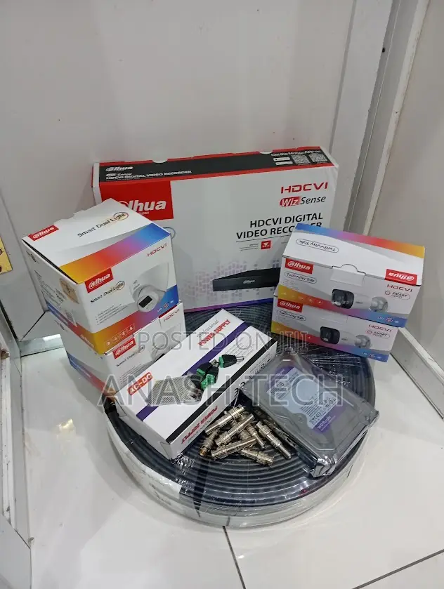 Dahua CCTV Protection Kit for Shops, Offices Homes