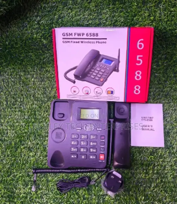 6588 GSM Fixed Wireless Desk Phone – Quad Band