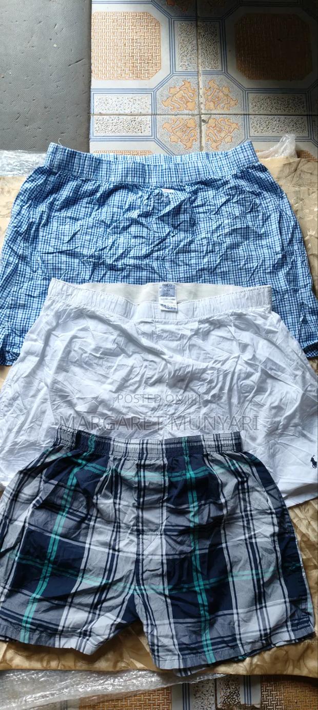 White and Coloured Button Boxers