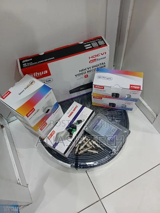 Dahua Hd CCTV Recording System With 4 Cameras