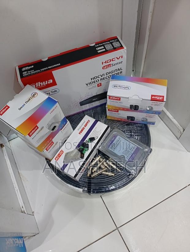 Dahua 4 Channel CCTV Installation Package for Home Office
