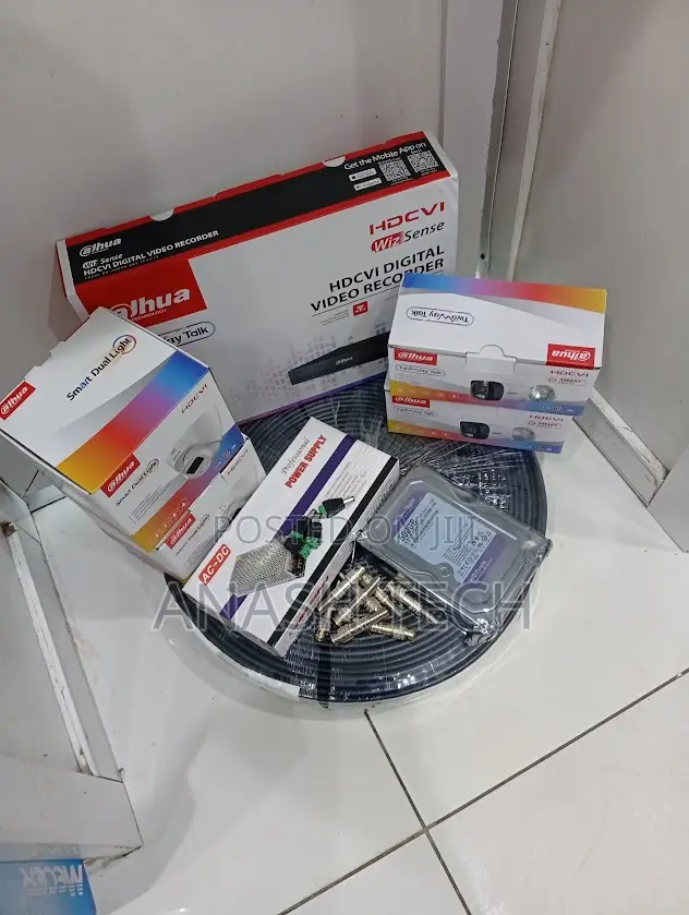 Dahua 4 Channel CCTV Installation Package for Home Office