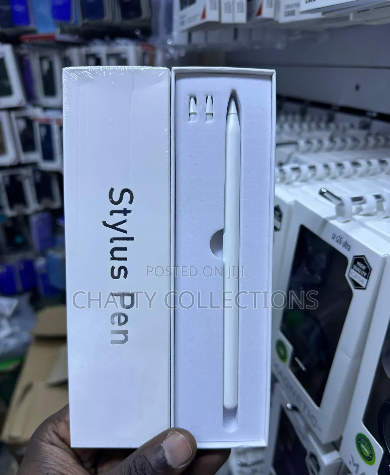White Wireless Rechargeable Stylus Pen With Fine Tip for Touch