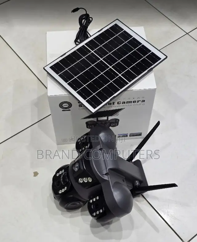 Triple Lens Wifi Solar Powered Outdoor Wirelss 3 Lens CCTV Camera