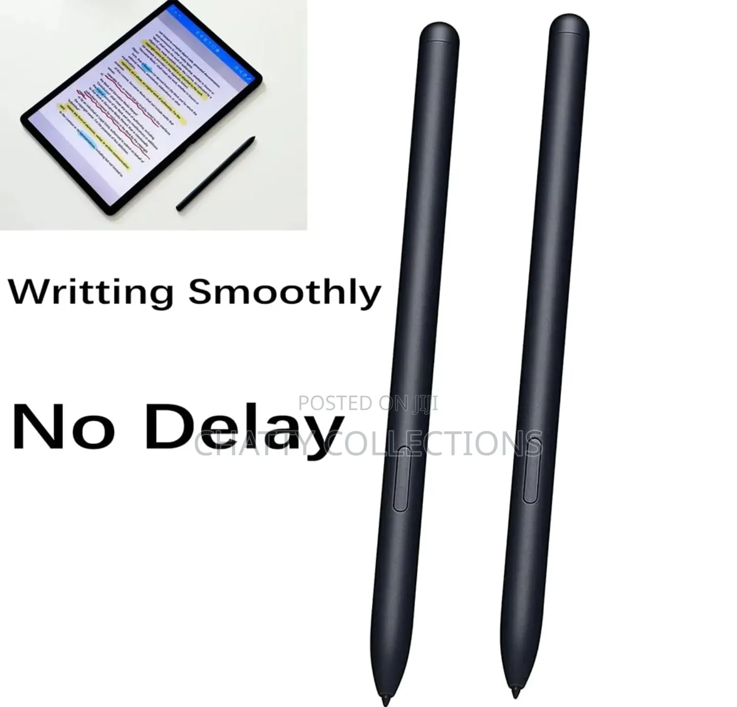 Black High Sensitivity Stylus Pen for Samsung Tablets S Series Models