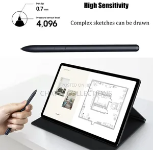 Black High Sensitivity Stylus Pen for Samsung Tablets S Series Models