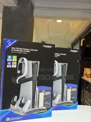 Multi Functional Cooling and Charging Stand for Ps5