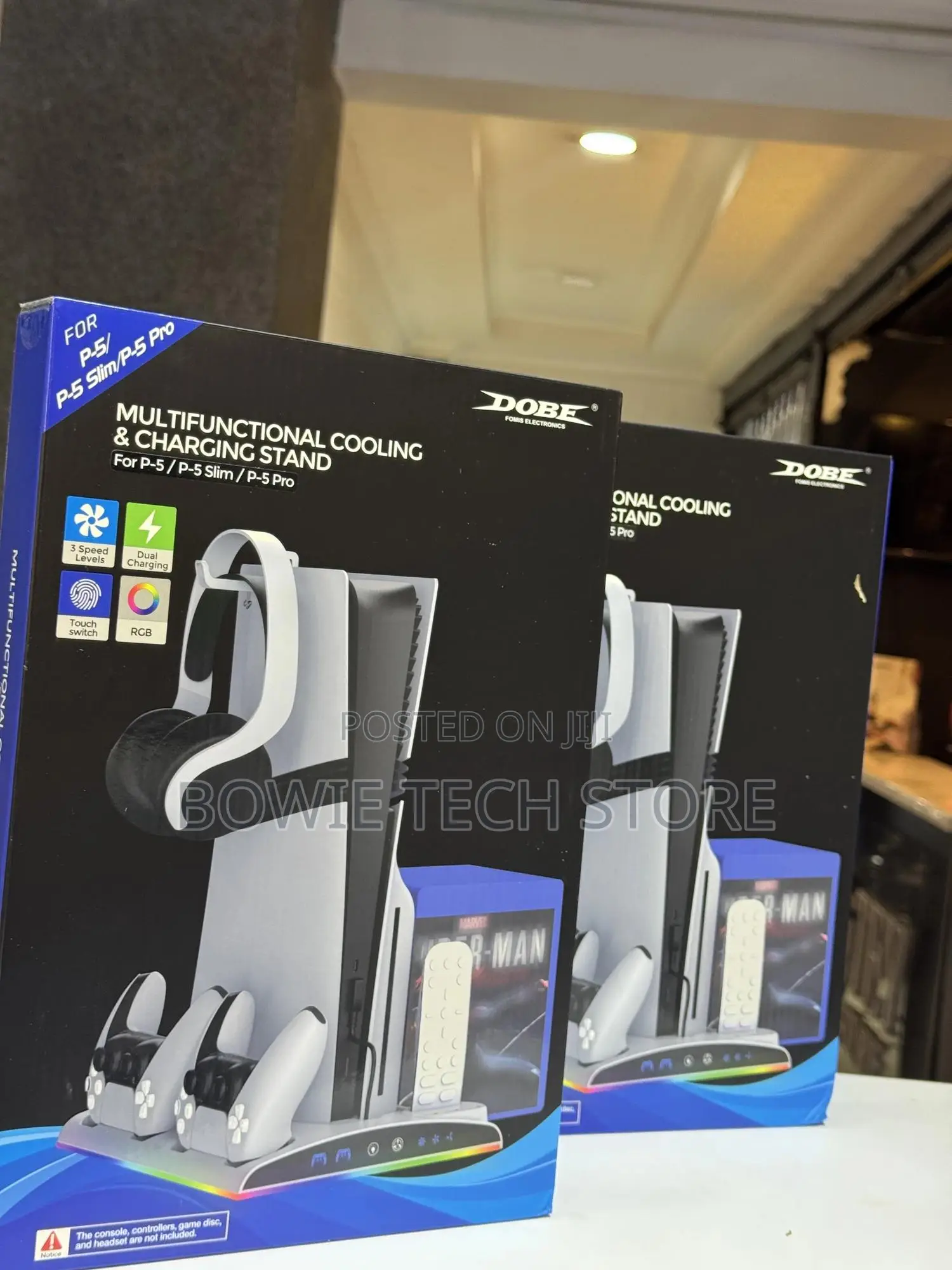 Multi Functional Cooling and Charging Stand for Ps5