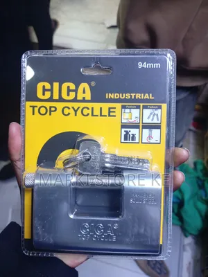 Cica 94mm Heavy Duty Padlock With a Hardened Solid Steel Has Four Keys