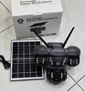 Triple Lens Solar Camera Wifi CCTV Security Outdoor Camera Nightvision
