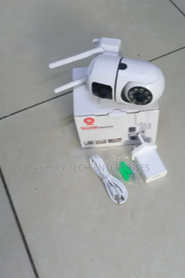 Wall Mounted Dual Lens Baby Monitor Wifi Security Camera