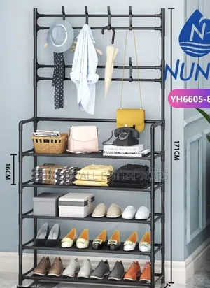 Shoe Rack With Hanger Organize Your Space With the Nunix All-in-1 Shoe