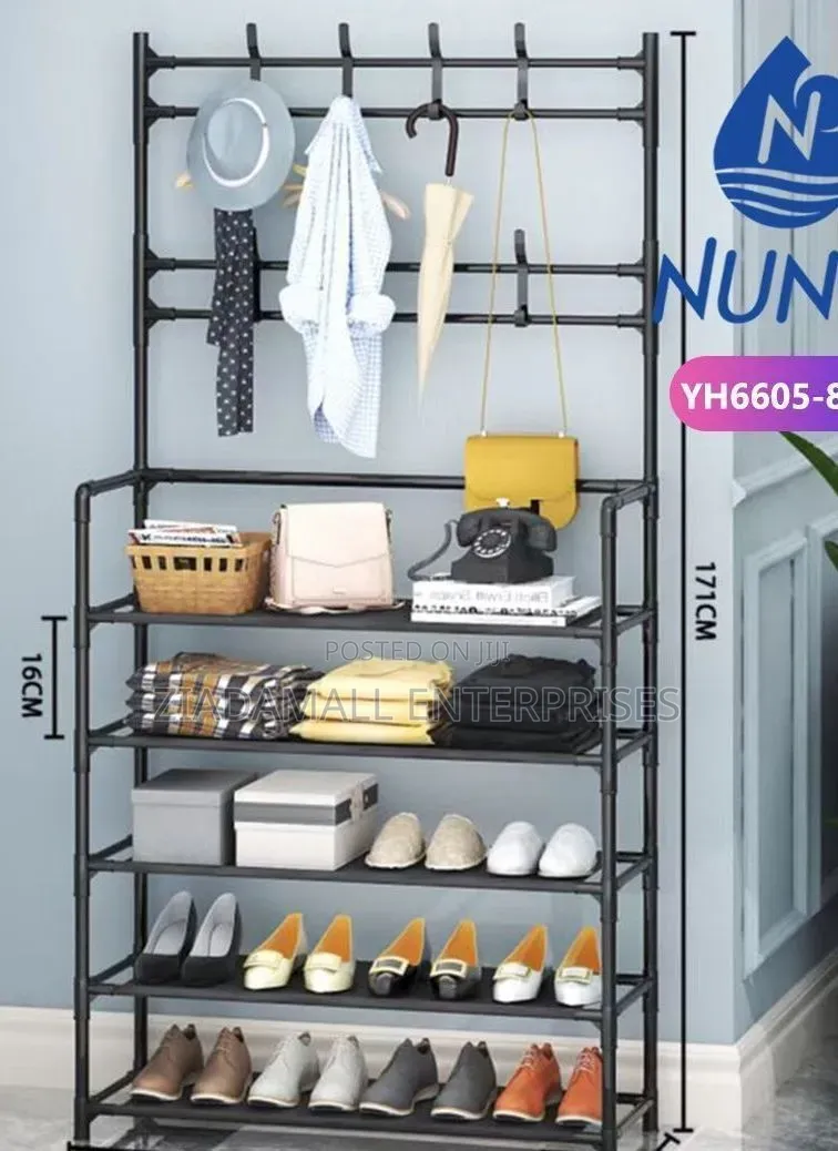 Shoe Rack With Hanger Organize Your Space With the Nunix All-in-1 Shoe