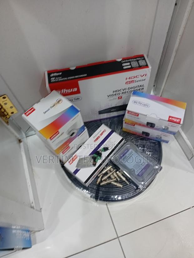 Dahua Security Camera Package With DVR Installation Accessories - main view