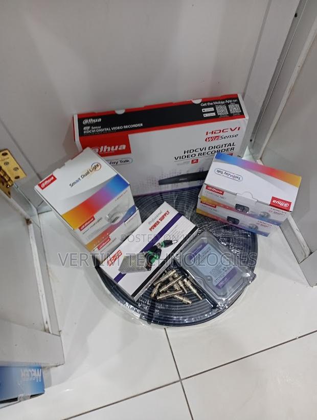 Dahua 4 Channel CCTV Installation Package for Home Office - main view