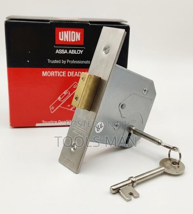 Union 3 Lever Mortice Deadlock - Heavy Duty Steel Door/Gatelock