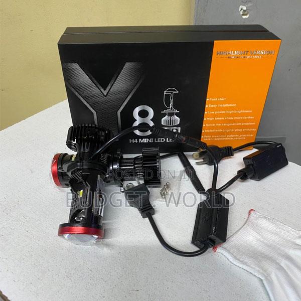 Y8 H4 Mini Lens Led Headlights Advanced Car Lighting Upgrade
