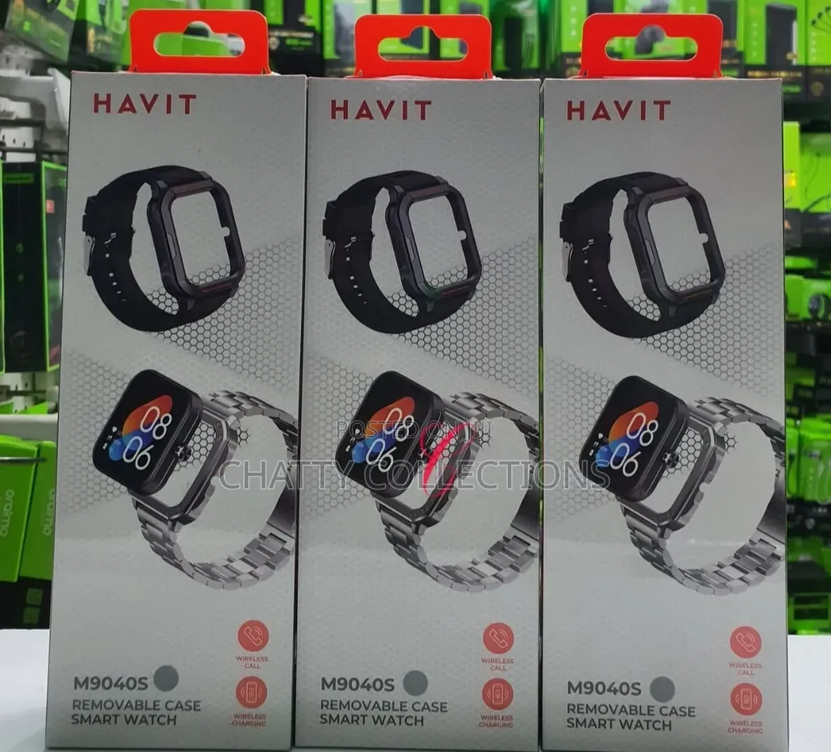 Havit M9040s Wireless Charging Smart Watch With Removable Case