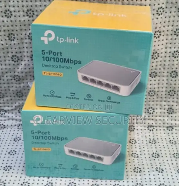 Tp-Link Tl-Sf1005d 5-Port 10/100mbps Desktop Network Switch