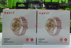 Havit M9048 1.43" Smoked Pink Lady Smart Watch N