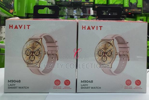 Havit M9048 1.43" Smoked Pink Lady Smart Watch N
