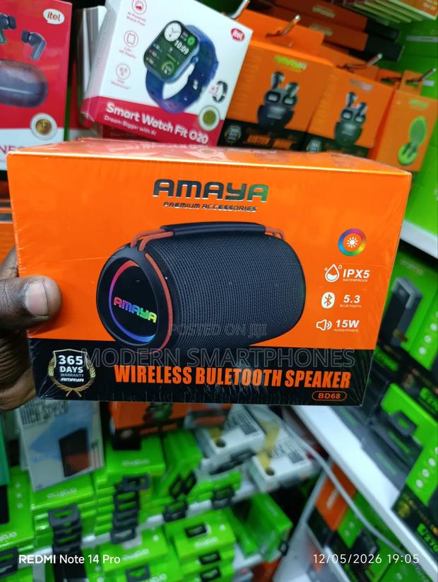 Amaya Bd68 Portable Wireless Bluetooth Speaker