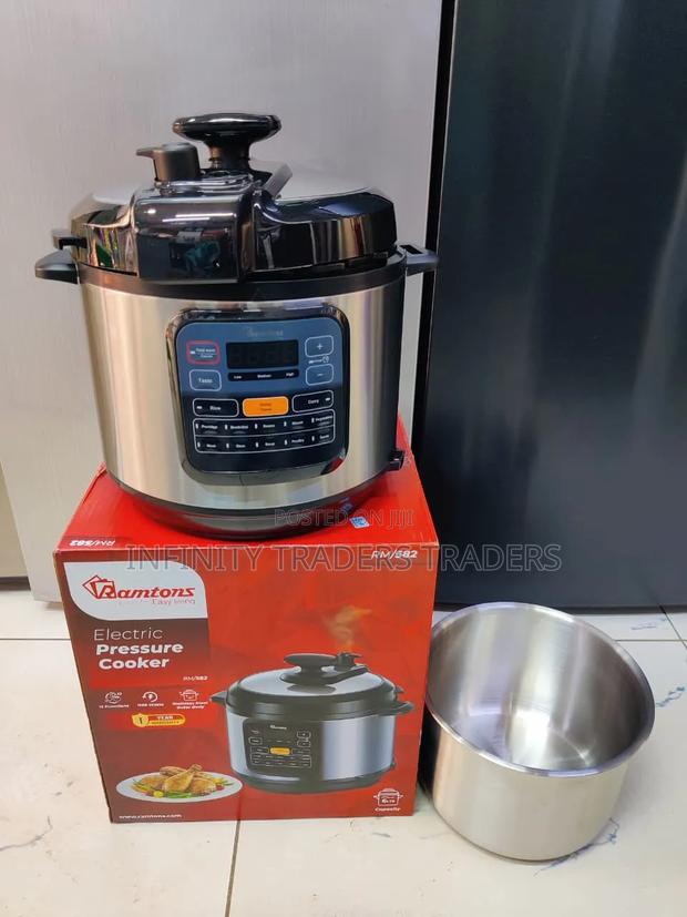Ramtons Pressure Cooker With Stainless Steel Pot