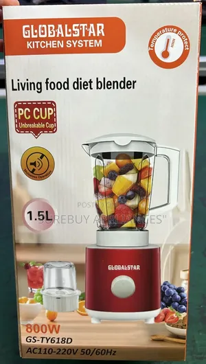 Globalstar 2 in 1 Blender With Grinder