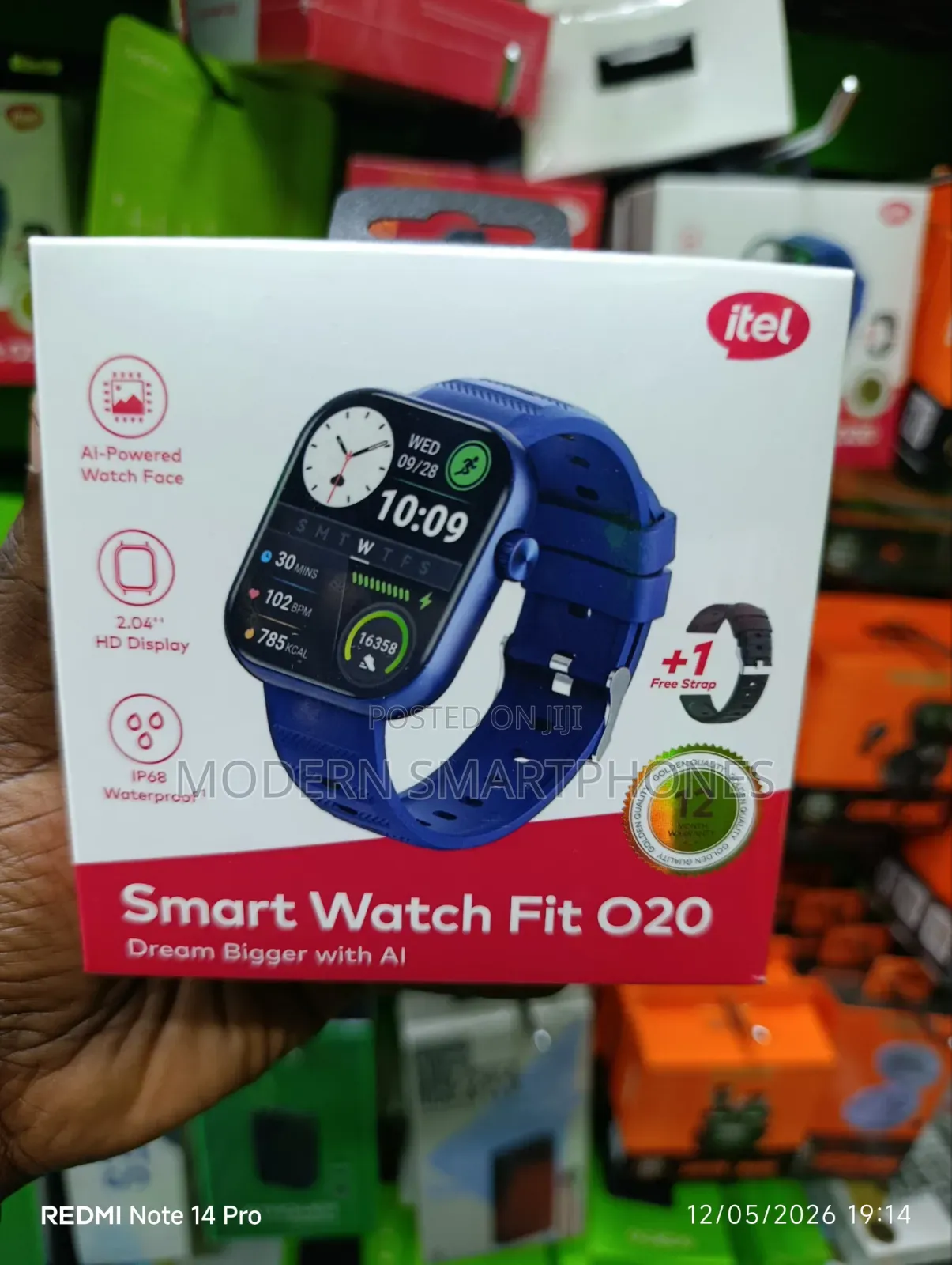 Itel Smartwatch Fit 020 With Extra Straps