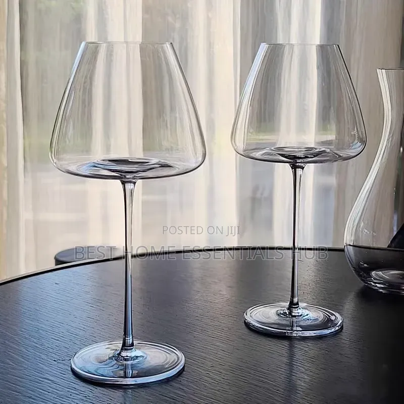 2pc Premium Quality Crystal Wine Glass 600mls